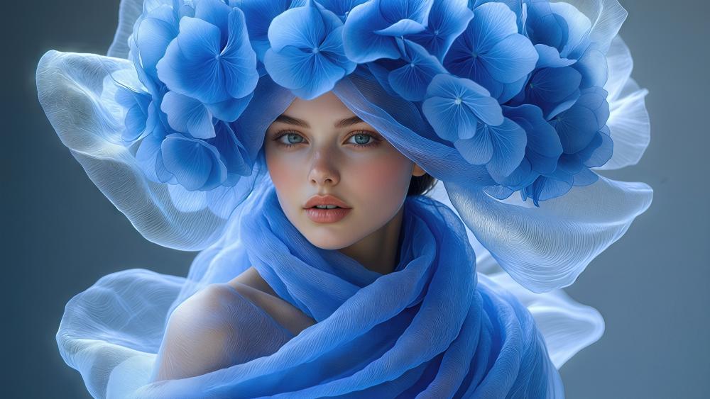 Dreamy Hydrangea Muse wallpaper