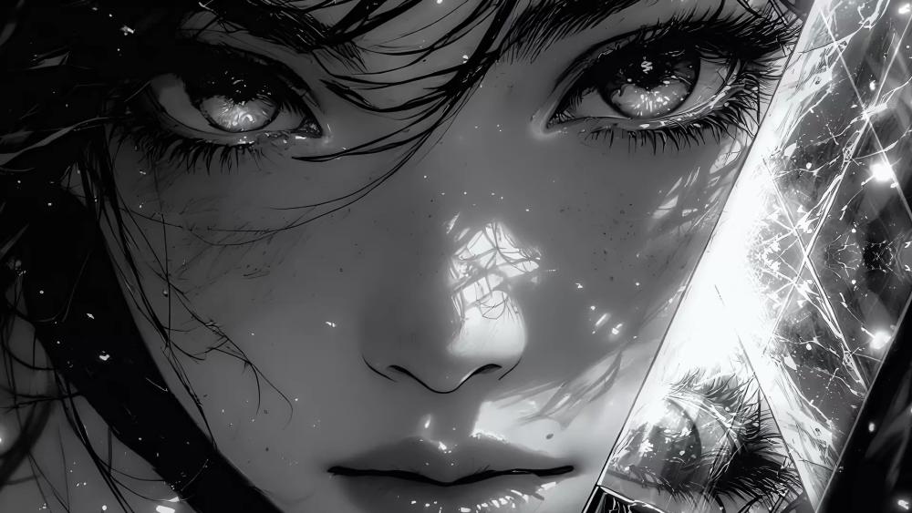 Silent Blade Reflection wallpaper