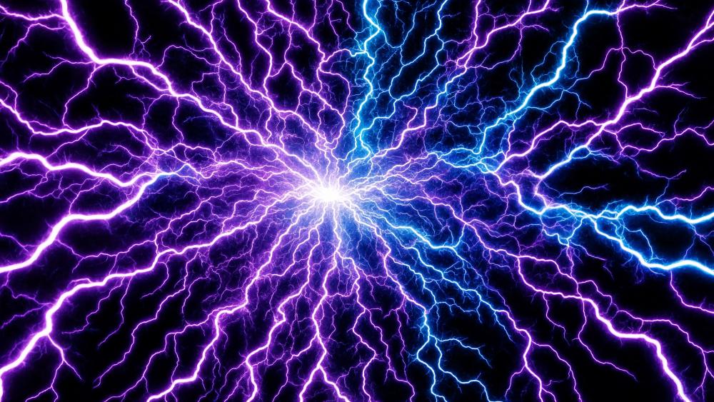 Electric Plasma Burst wallpaper
