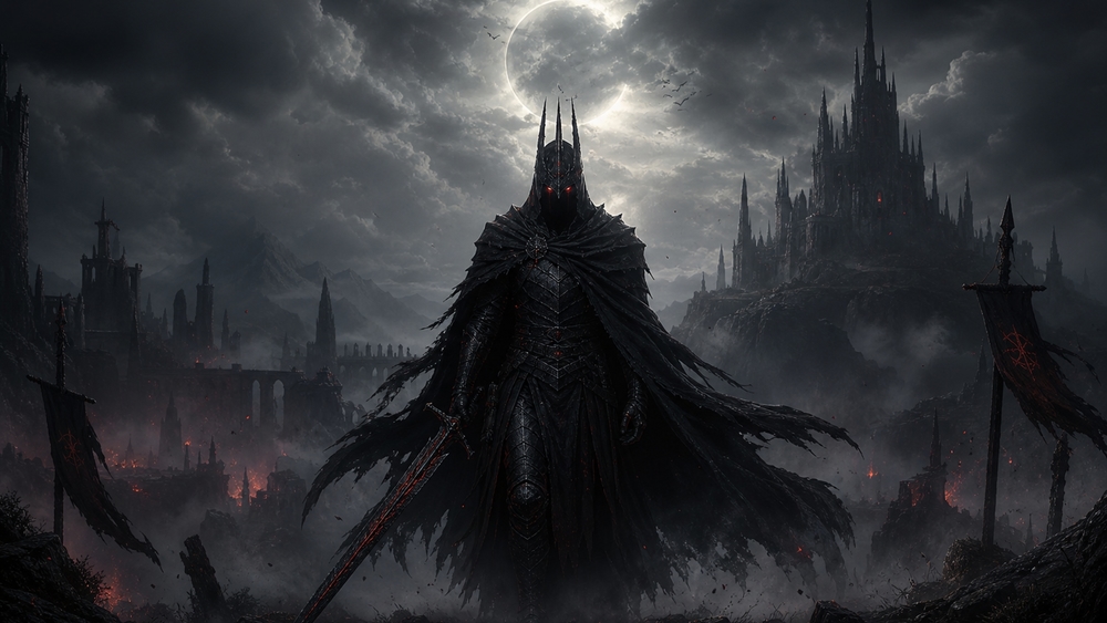 Dread Knight of the Moonlit Citadel wallpaper
