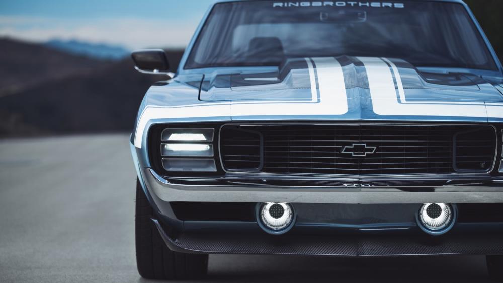Bold Ringbrothers Camaro Front View wallpaper