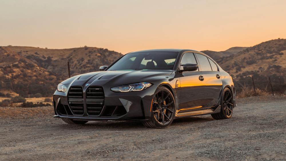 BMW M3 Sunset Performance wallpaper