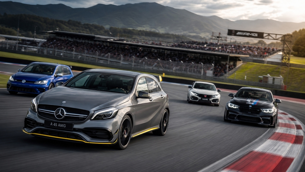 Mercedes AMG A 45 Racing Power wallpaper