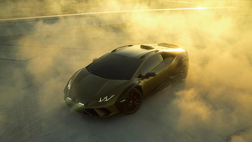 Lamborghini Huracan Sterrato Dust Drive wallpaper
