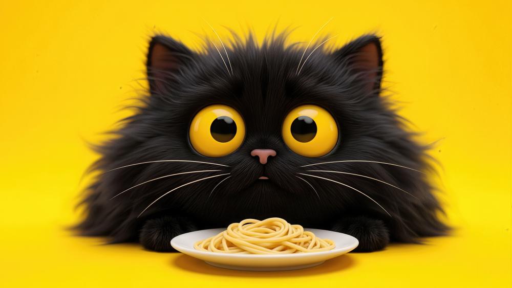 Pasta Pup Surprise wallpaper