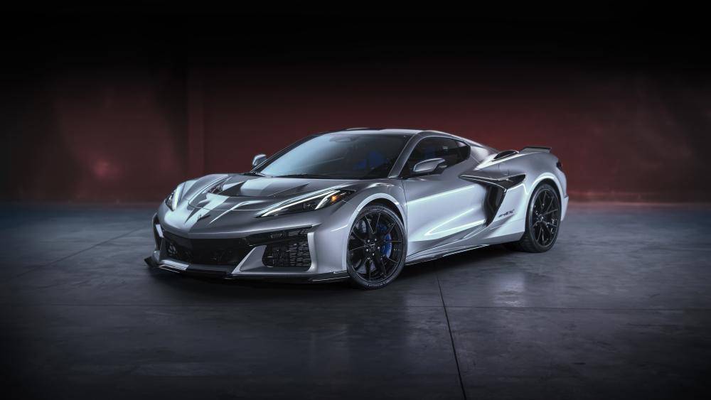 Chevrolet Corvette ZR1X 2026 Silver Beast wallpaper