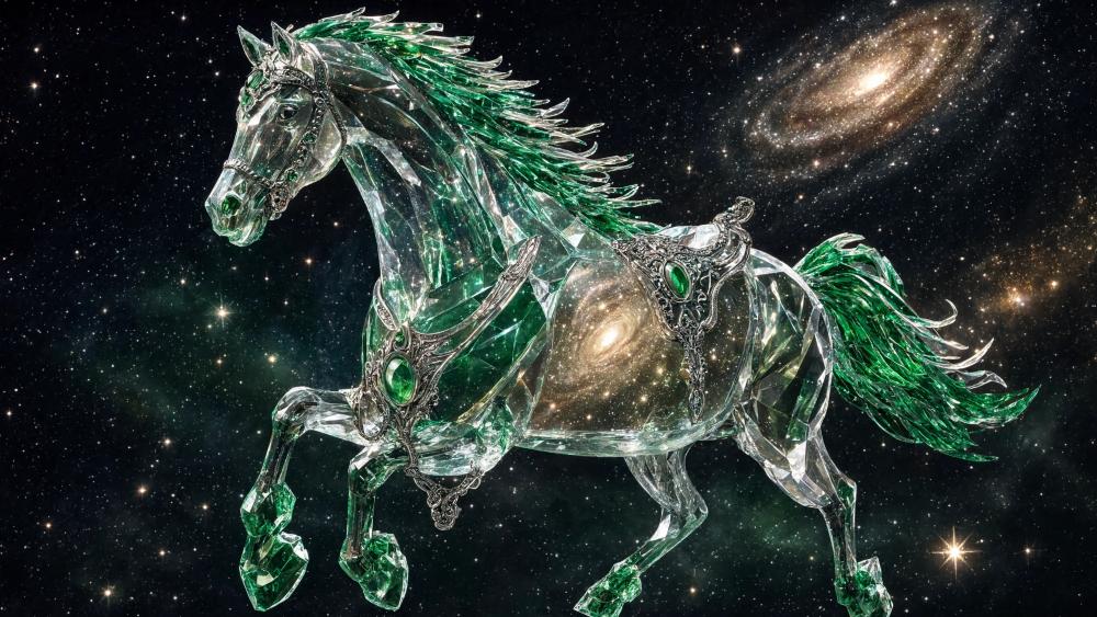 Crystal Stallion wallpaper