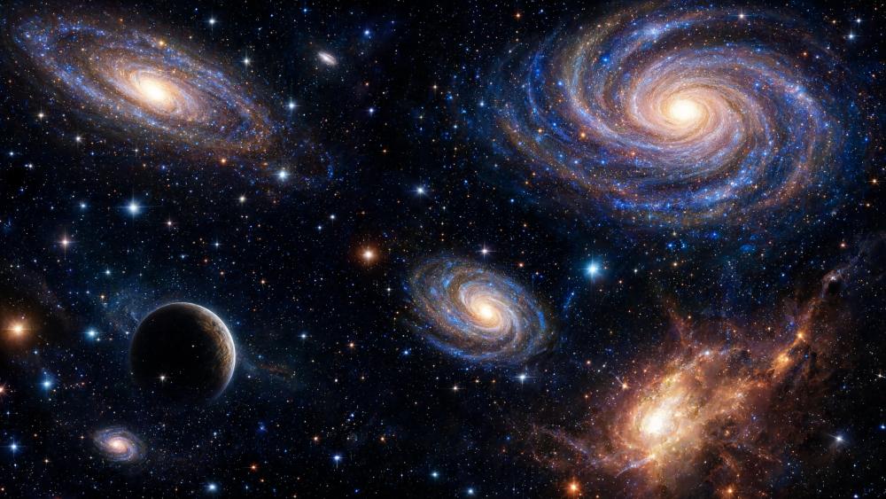 Space Smorgasbord wallpaper