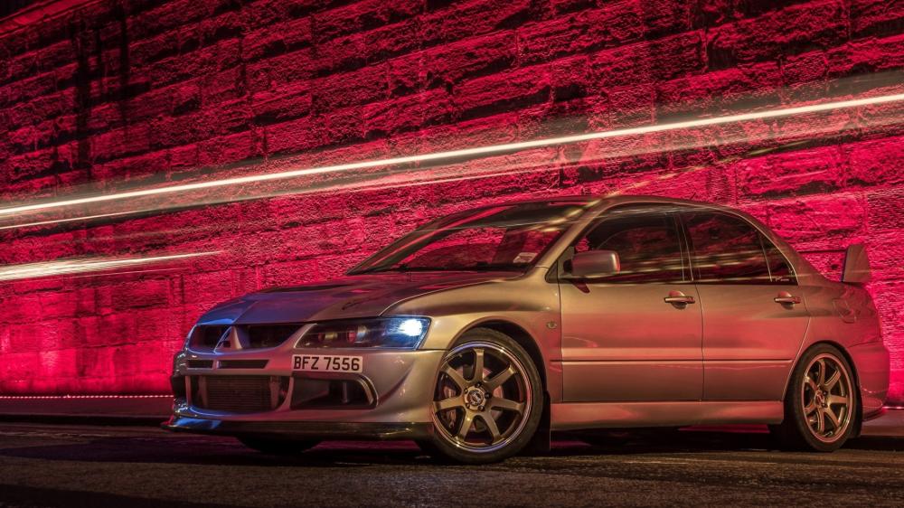 Mitsubishi Lancer Evolution Speed Meets Style wallpaper