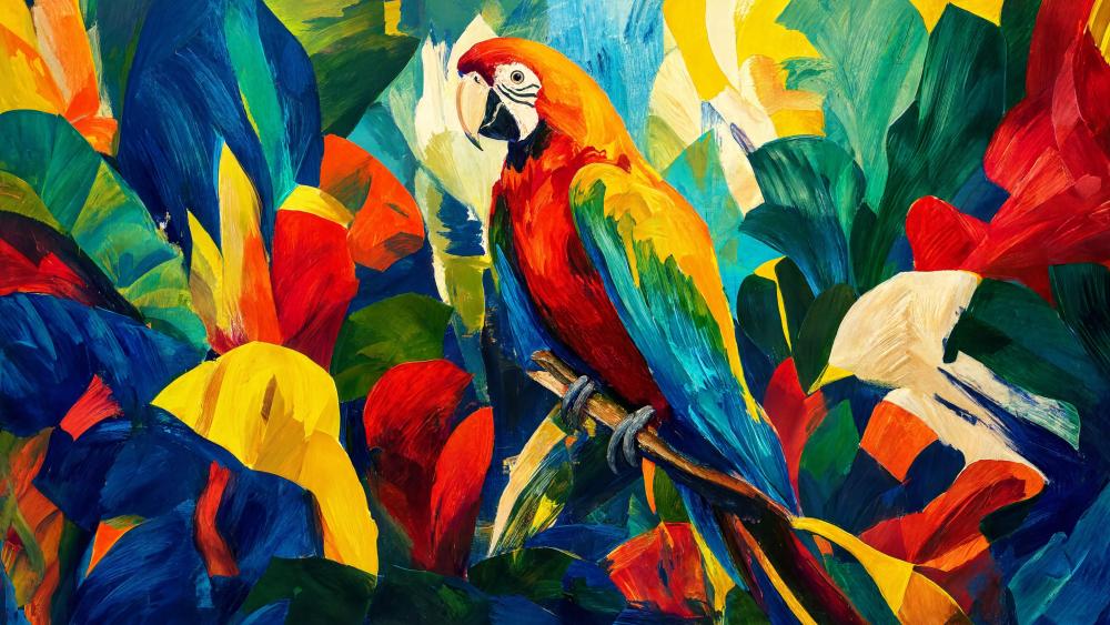 Colorful Parrot wallpaper