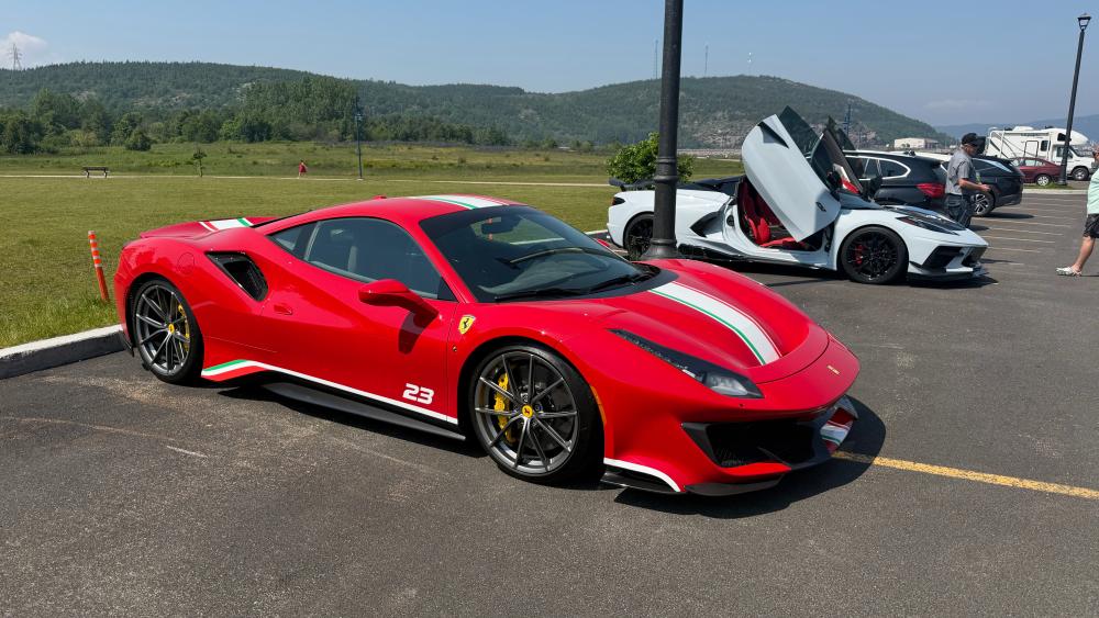 Ferrari 488 Pista at Quebec Waterfront Meet wallpaper