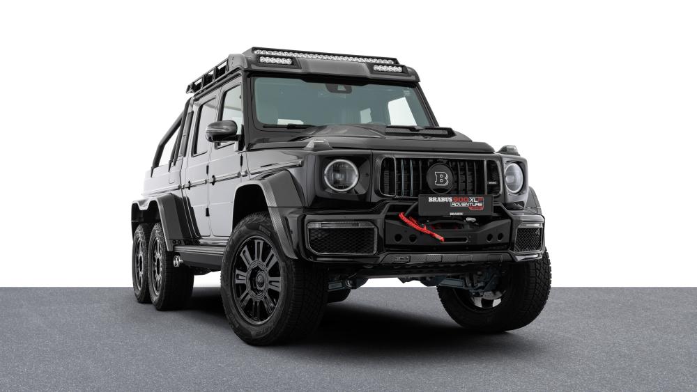 Brabus XLP 900 Black Six Wheel Beast wallpaper