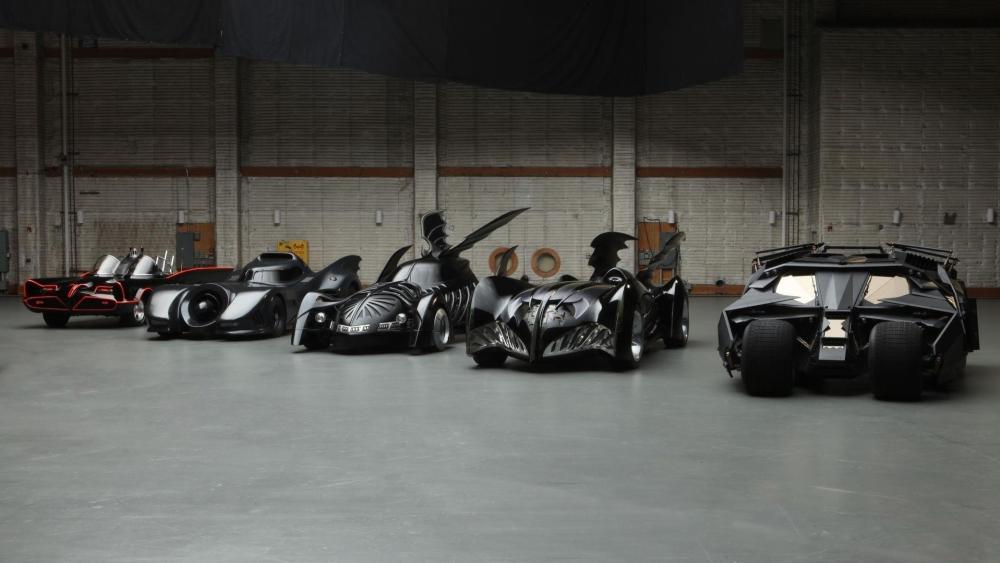 The Legendary Batmobiles from The Dark Knight wallpaper
