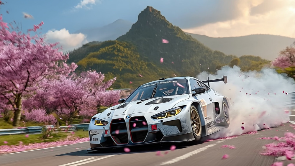 Blossom Drift Racing wallpaper