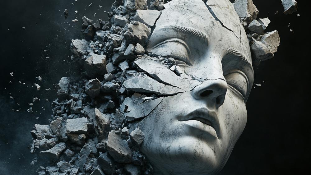 Shattered Stone Reverie wallpaper
