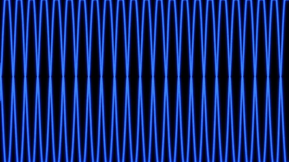 Neon Rhythm on Black wallpaper