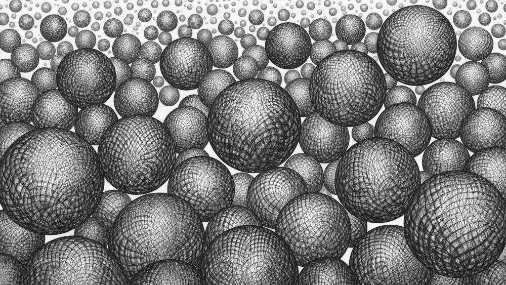 Field Of Spheres wallpaper