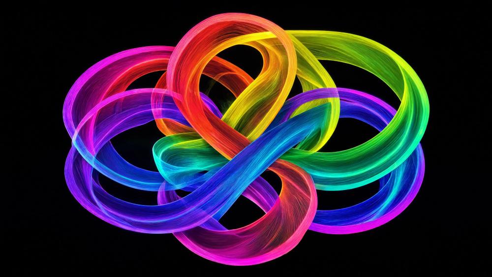 Rainbow Bands wallpaper