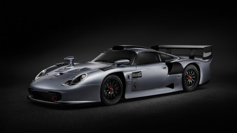 Silver Porsche 911 Race Legend wallpaper