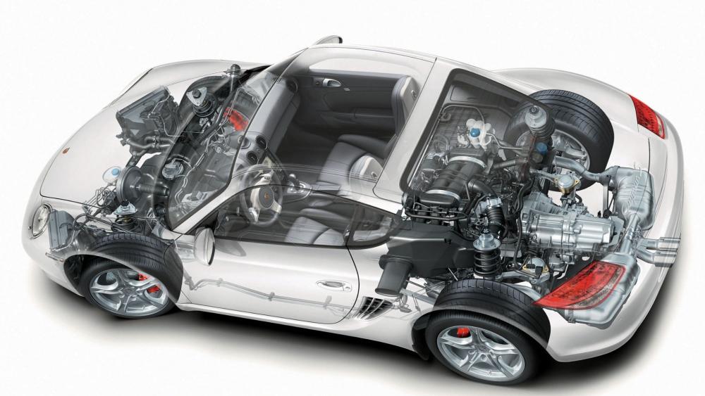 Porsche Cayman S Transparent Engineering Showcase wallpaper