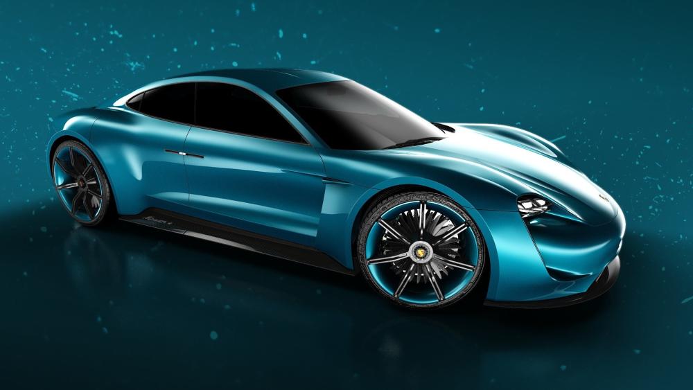 Porsche Mission Electric Elegance wallpaper