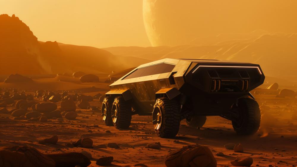 CyberTruck Mars Edition wallpaper