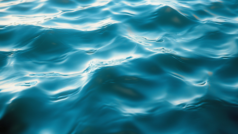 Shimmering Turquoise Ocean Waves wallpaper