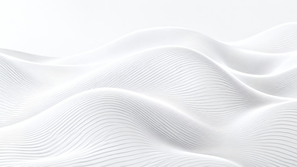 Ethereal White Wave Minimalism wallpaper