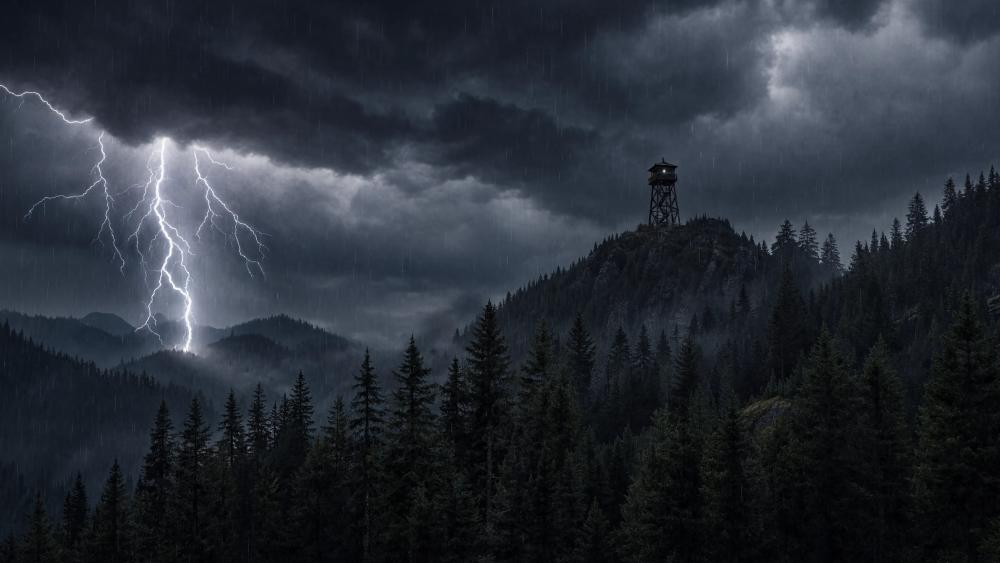 A Tower In A Storm wallpaper