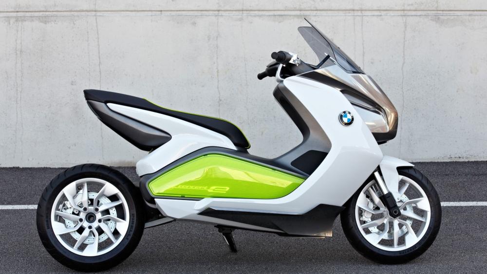 Sleek BMW I Electric Scooter wallpaper