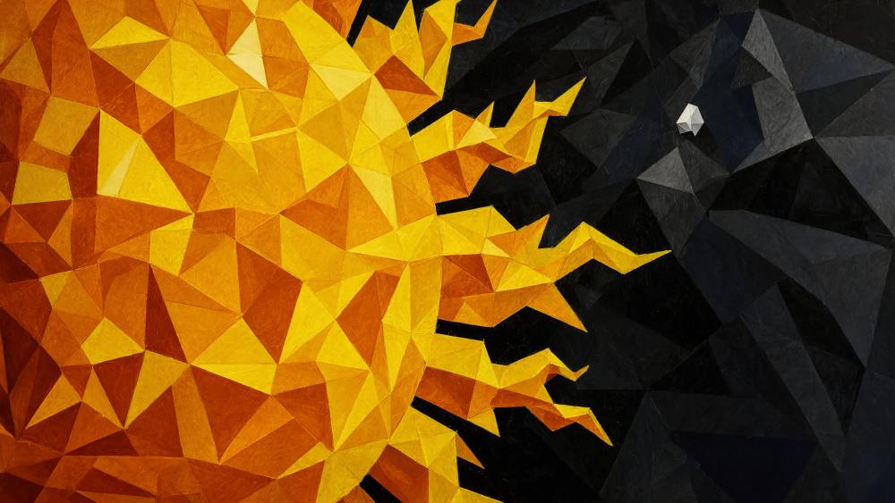 Abstract View Of The Sun wallpaper