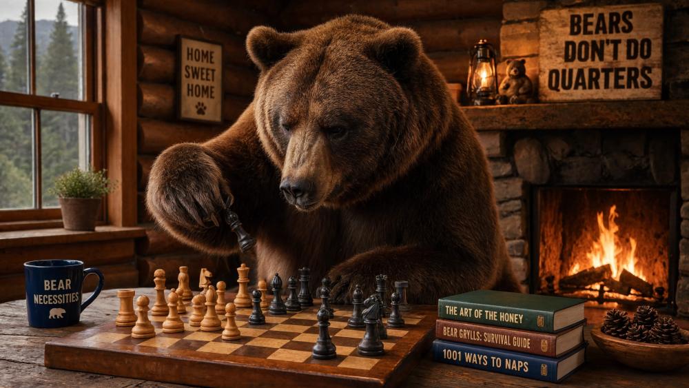 Cozy Bear Chessmaster wallpaper