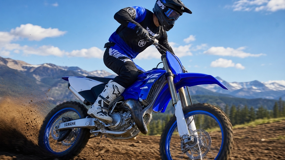 Mountain Dirt Bike Speed wallpaper