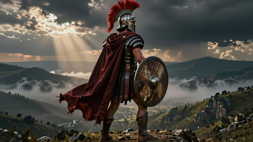 Lone Roman Sentinel wallpaper