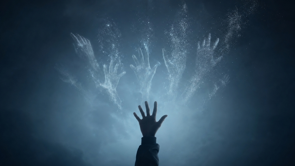 Haunted Hands Beyond the Veil wallpaper