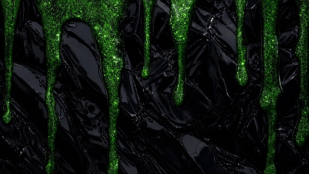 Emerald Liquid Shadows wallpaper