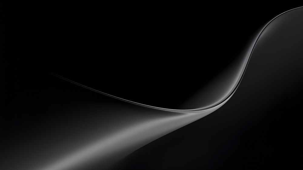 Midnight Silver Flow wallpaper