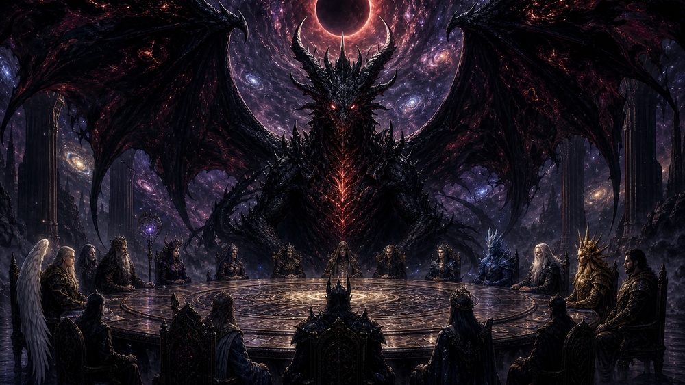 Dragon King of the Arcane Round Table wallpaper