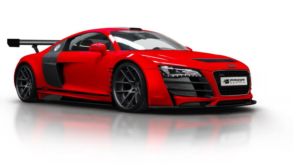 Audi R8 GT 850 sleek Red Masterpiece wallpaper