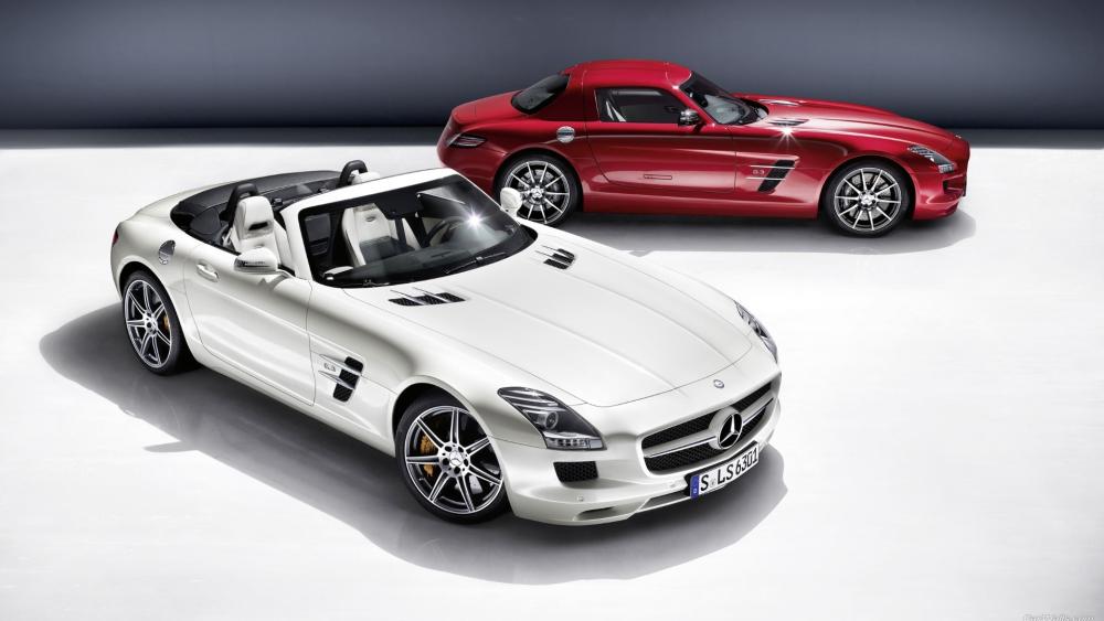 Mercedes Benz SLS AMG Convertible Duo wallpaper