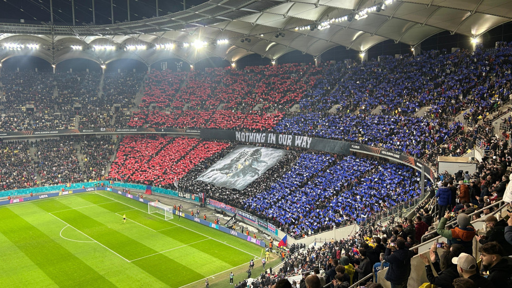FCSB Fans Vs Lyon 4K wallpaper