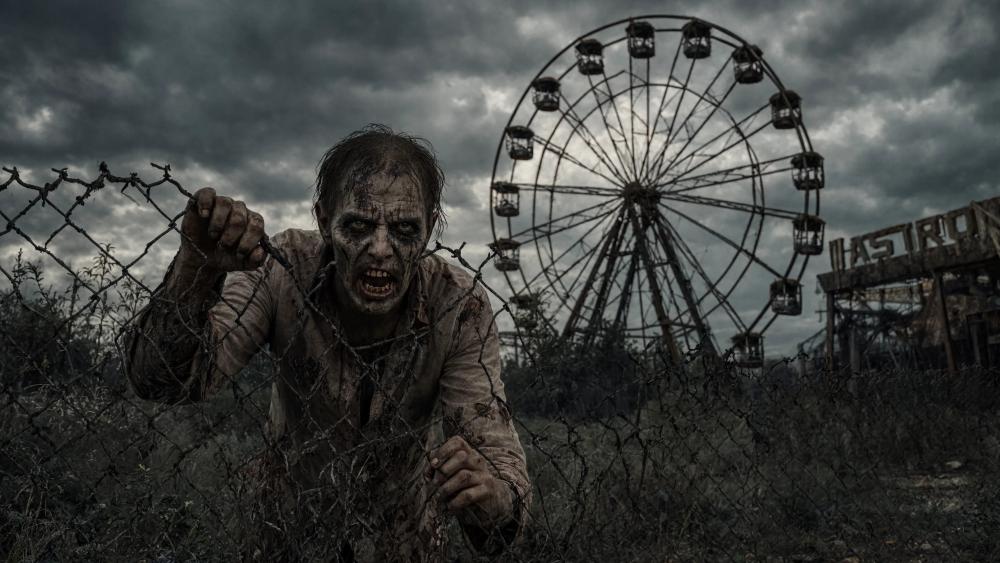 Amusement Park Zombie wallpaper