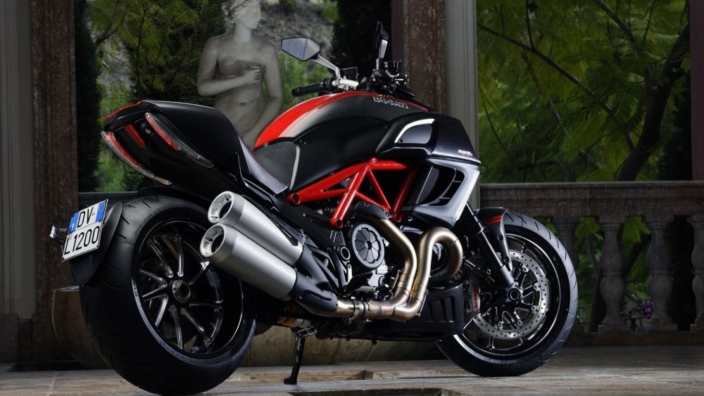 Ducati Diavel Power in Elegant Setting wallpaper