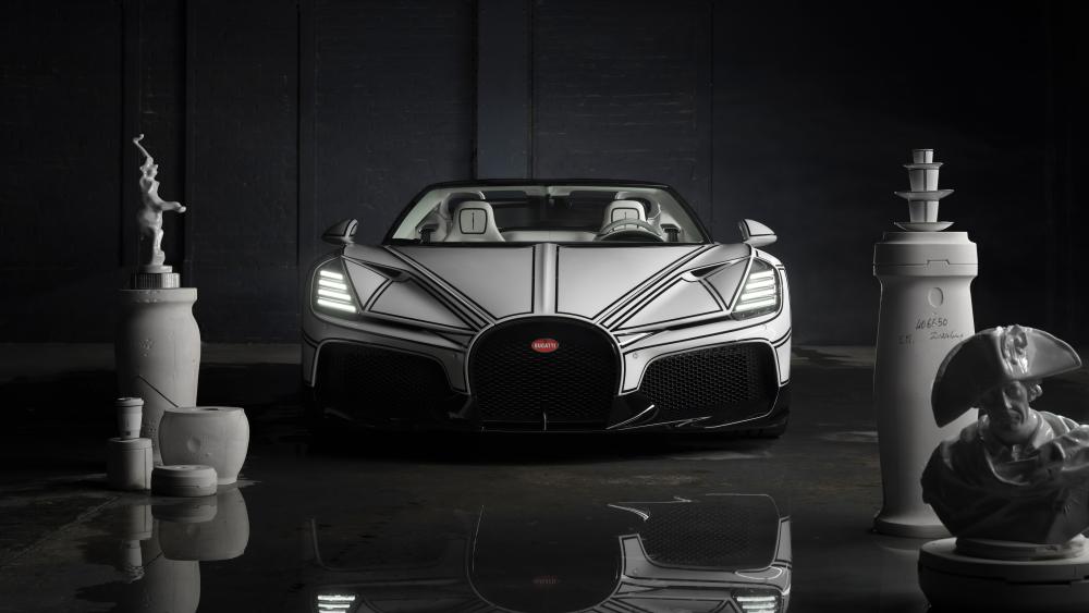 Bugatti W16 Mistral Blanc Eternel wallpaper