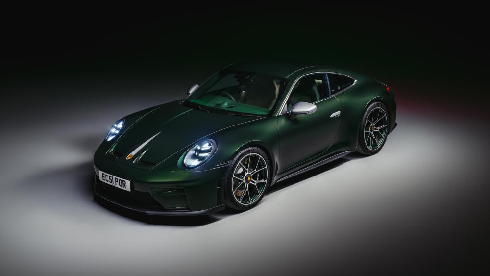 Dark Green Porsche 911 GT3 Elegance wallpaper