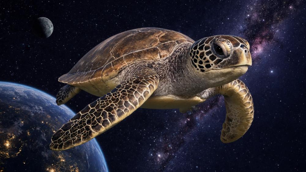 The Great Space Turtle wallpaper