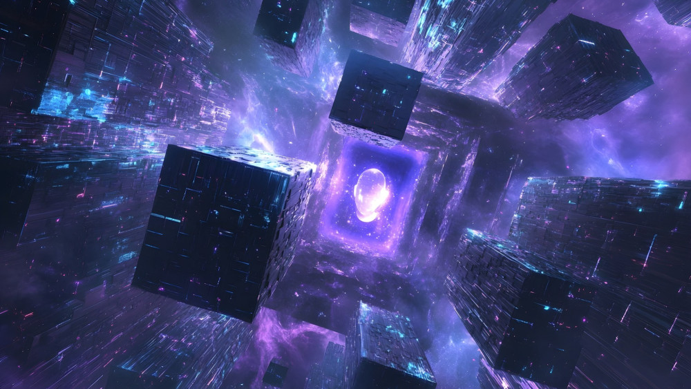 Eternal Cube Portal wallpaper