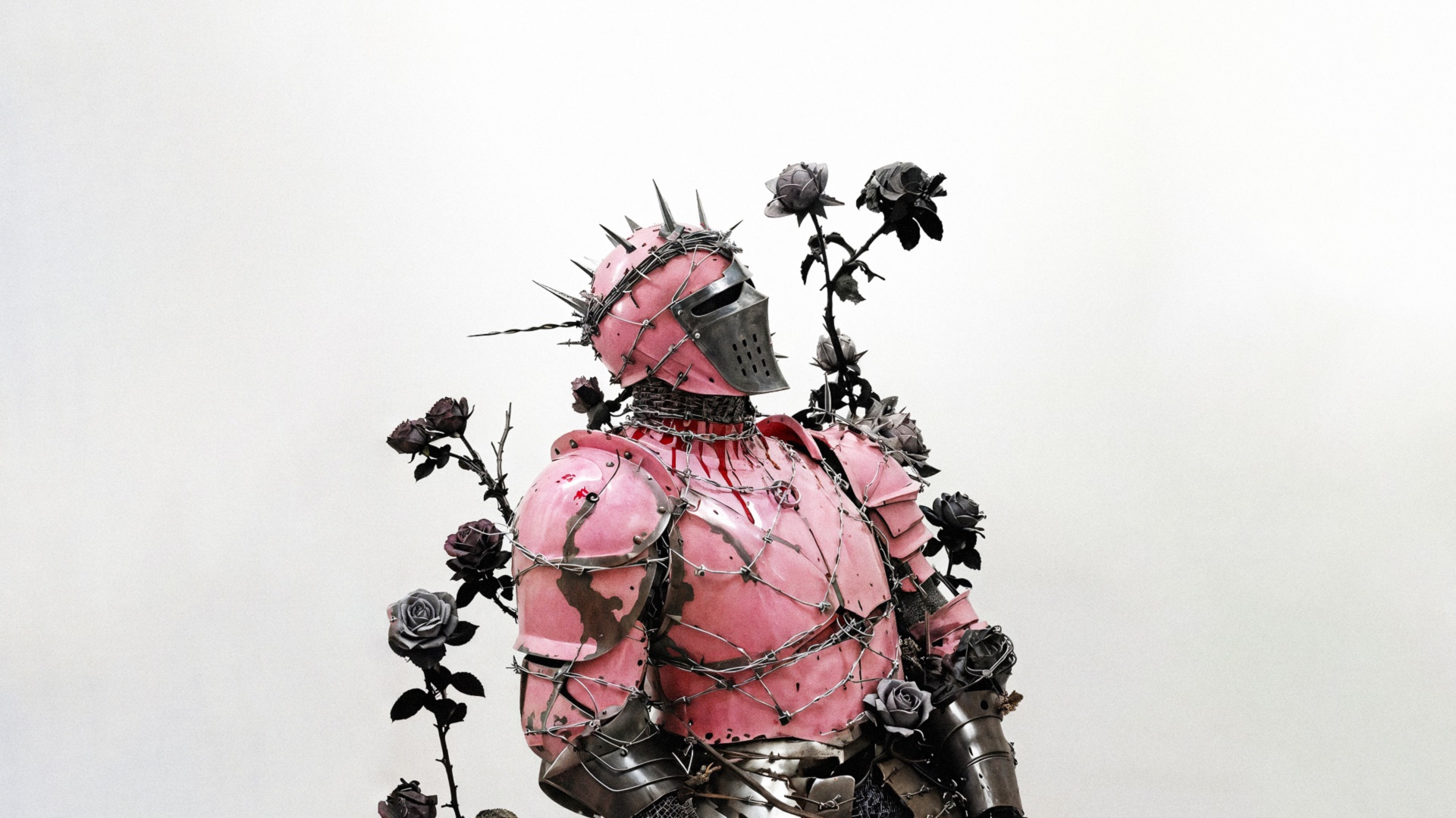 Rosebound Knight in Pink Armor - backiee
