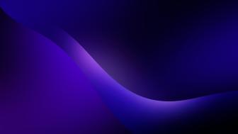 Mystical Purple Waves wallpaper