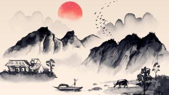Serene Japanese Landscape Fantasy wallpaper